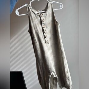 Quincy Mae Airplane & Clouds One Piece